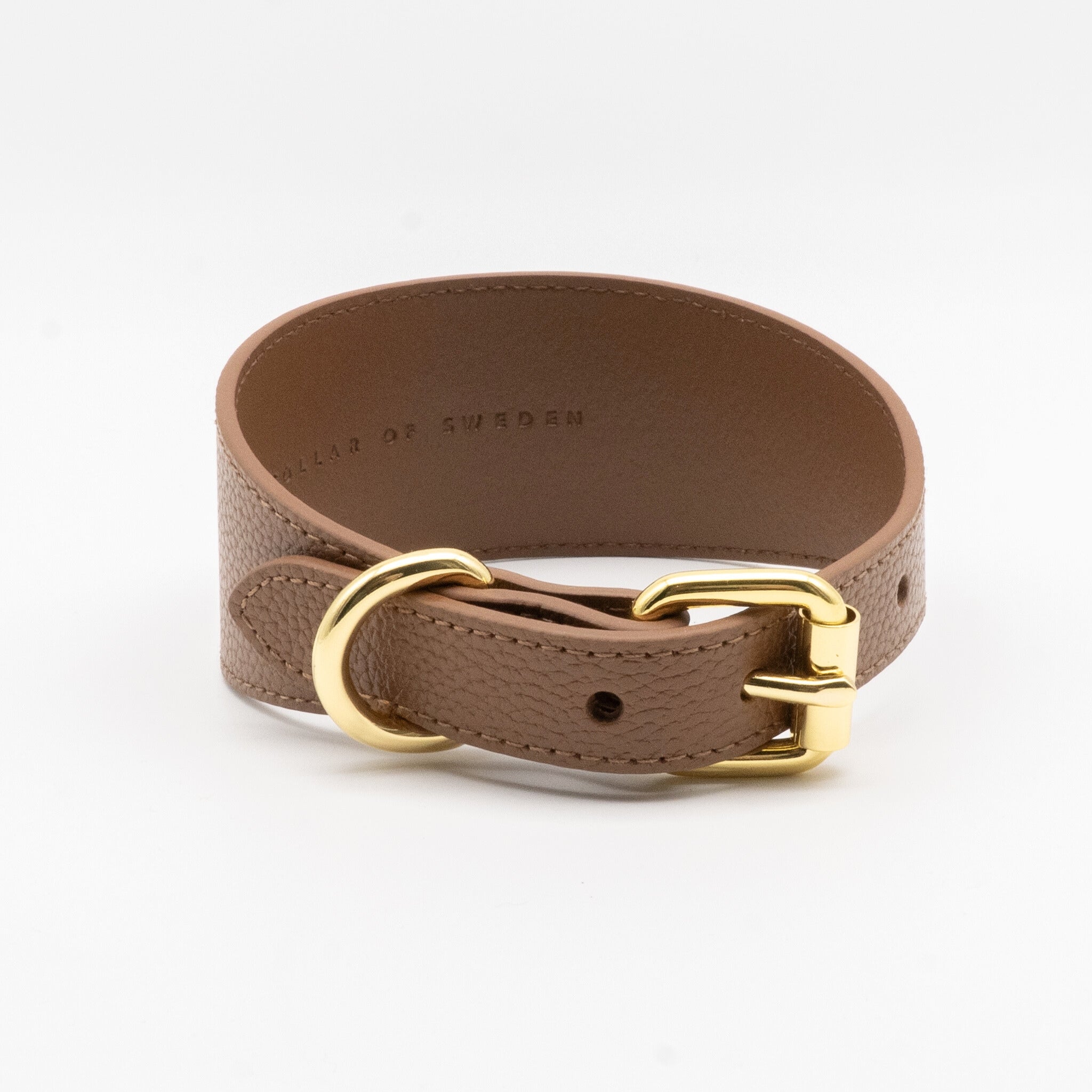 Trendy Mocha Brown Dog Collar Wide – Collar of Sweden