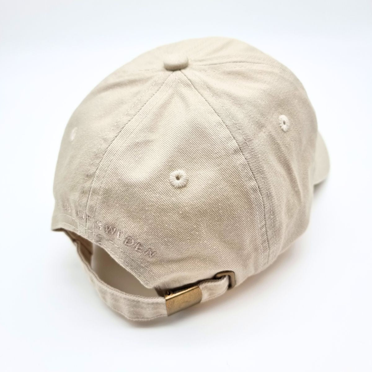 Beige Denim Cap - Crazy Cat Lady