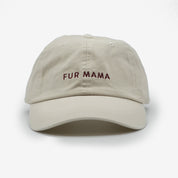 Beige Denim Cap - Fur Mama