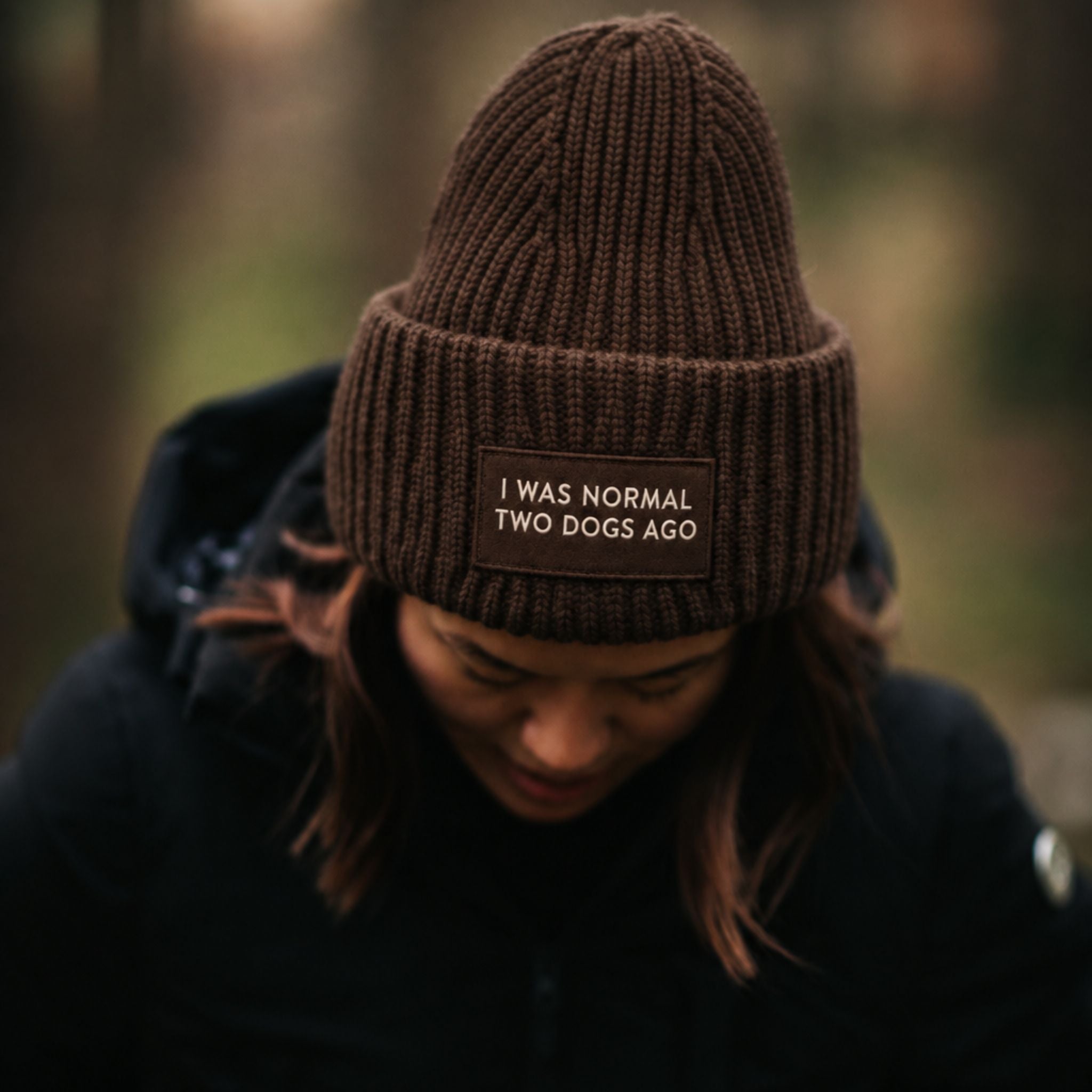 brown-beanie-i-was-normal-woman.jpg