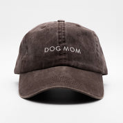 Brown Denim Cap - Dog Mom