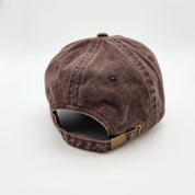 Beige Denim Cap - Dogs & Wine Make Everything Fine