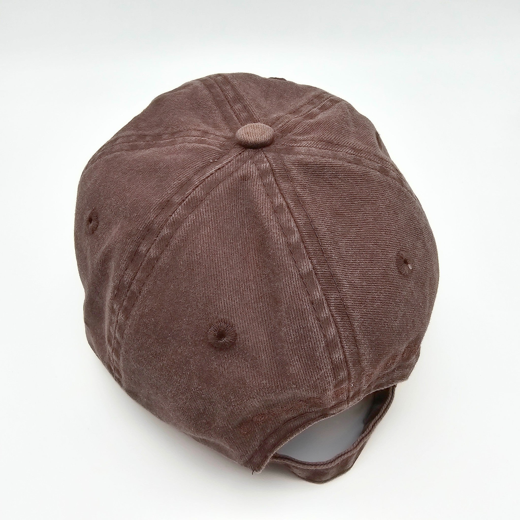 Brown Denim Cap - Fur Mama