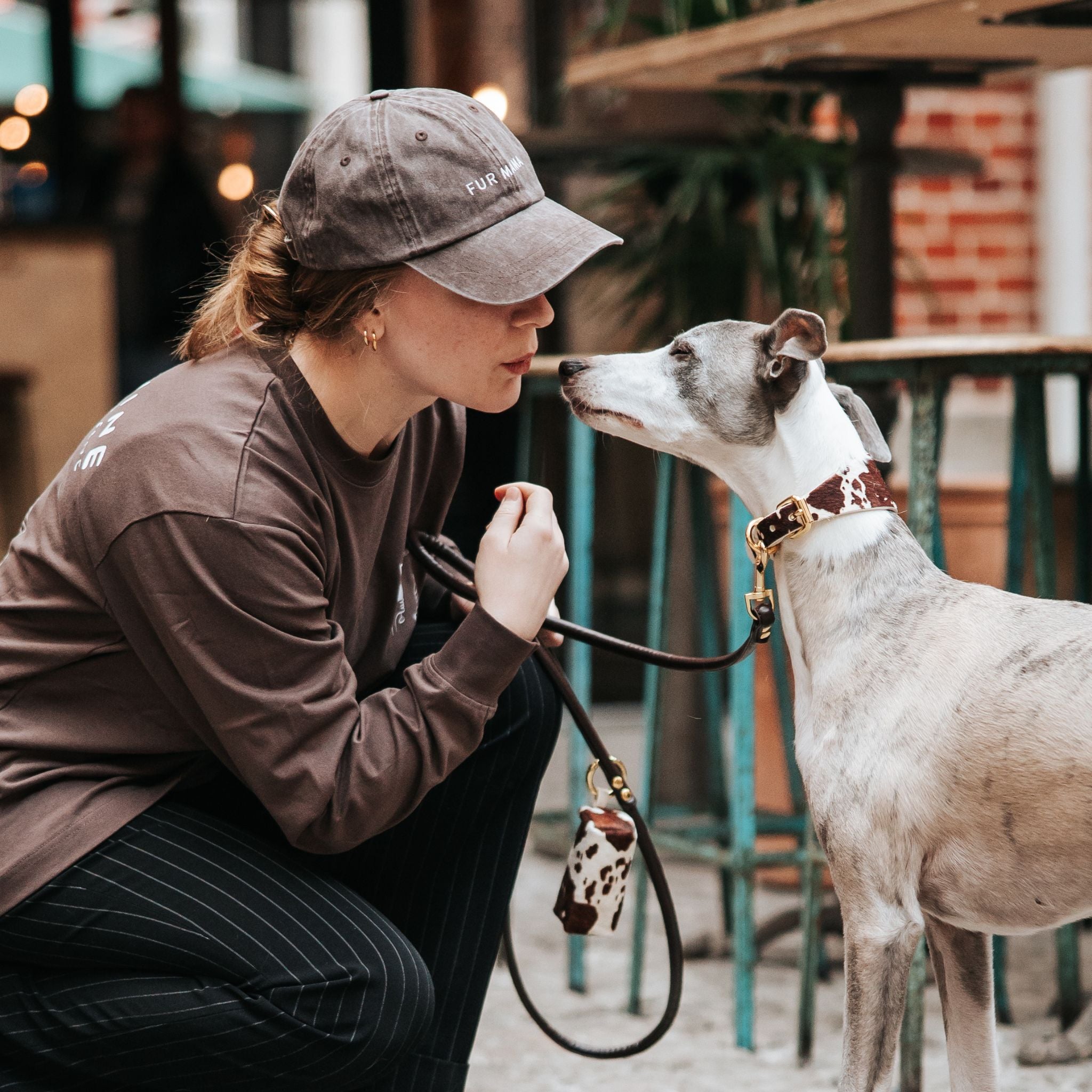 Brown Long Sleeve - Dogs & Wine Make Everything Fine