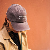 Brown Denim Cap - I Was Normal Two Cats Ago