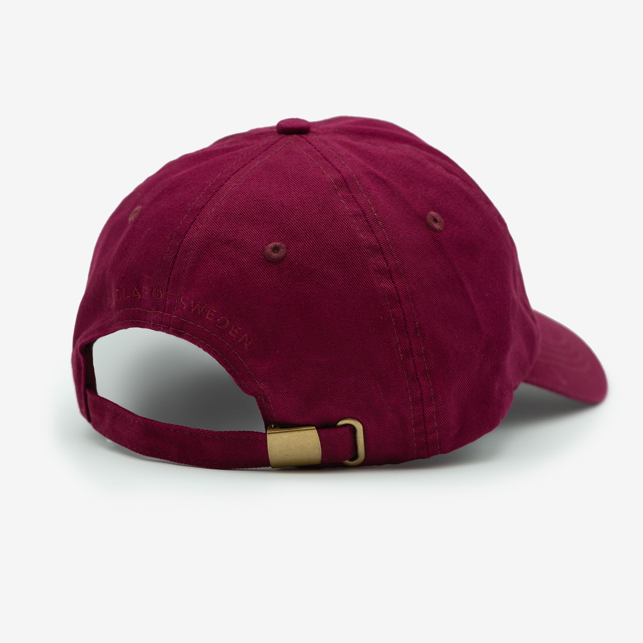 Burgundy Denim Cap - Dog Mom