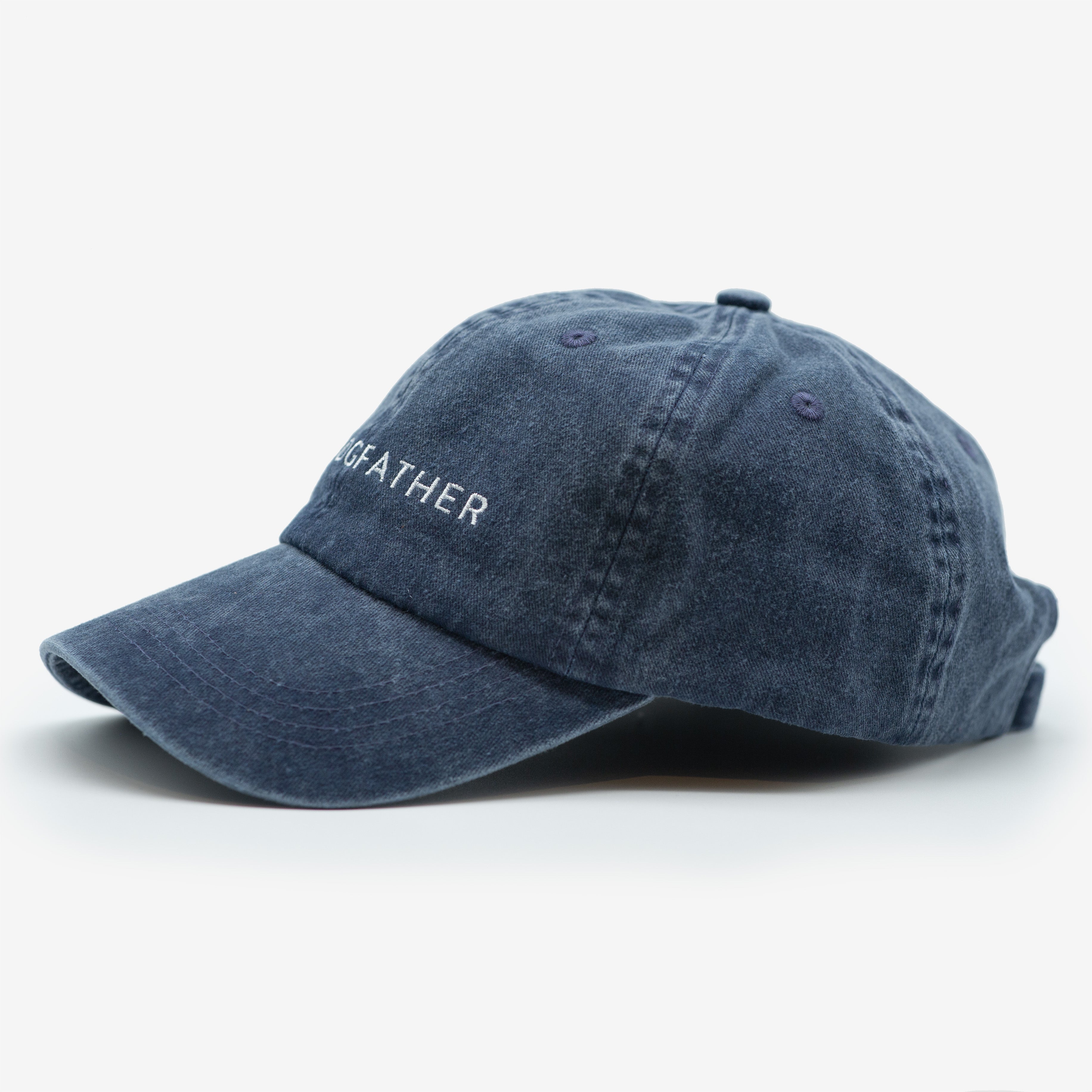 Casquette en denim bleu foncé - Le Parrain des Chiens