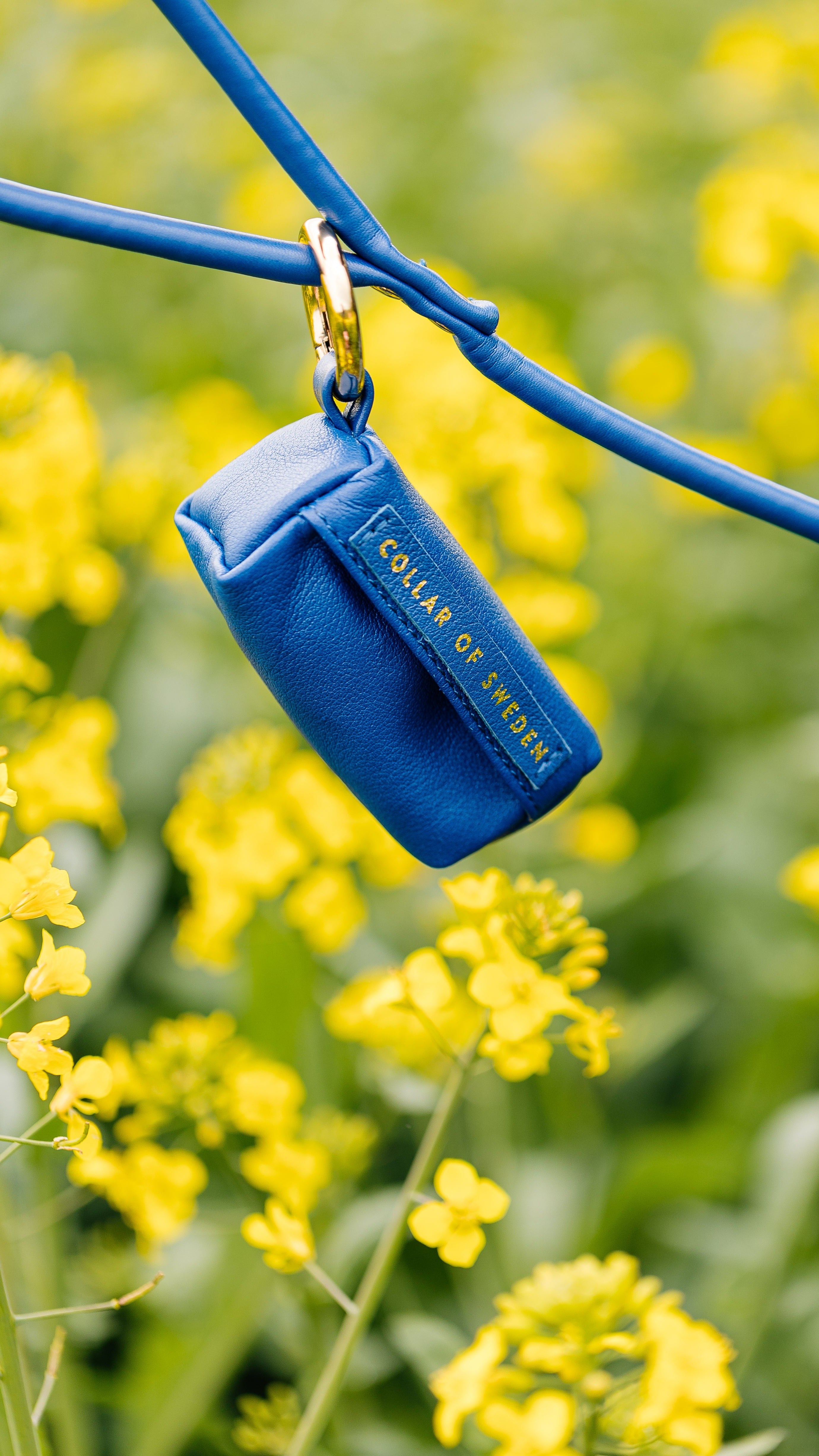 Dark Blue Poop Bag Holder | Collar of Sweden