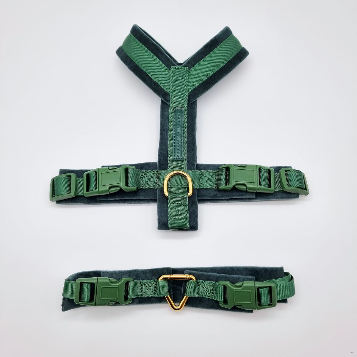 Dark Green Y-Harness XS