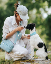 White Denim Cap - Stay Pawsitive