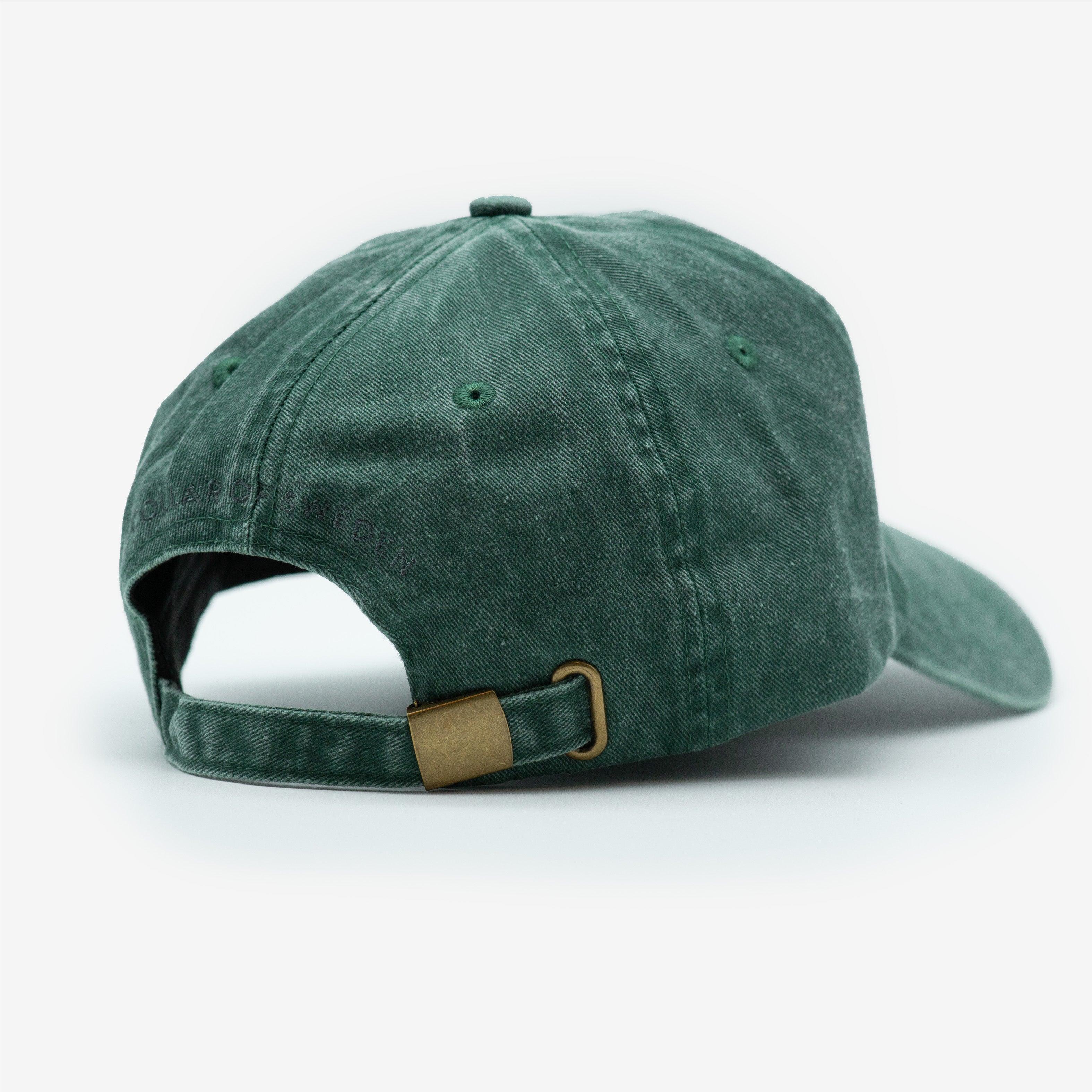 Cool Green Denim Cap - The Dogfather | Collar of Sweden