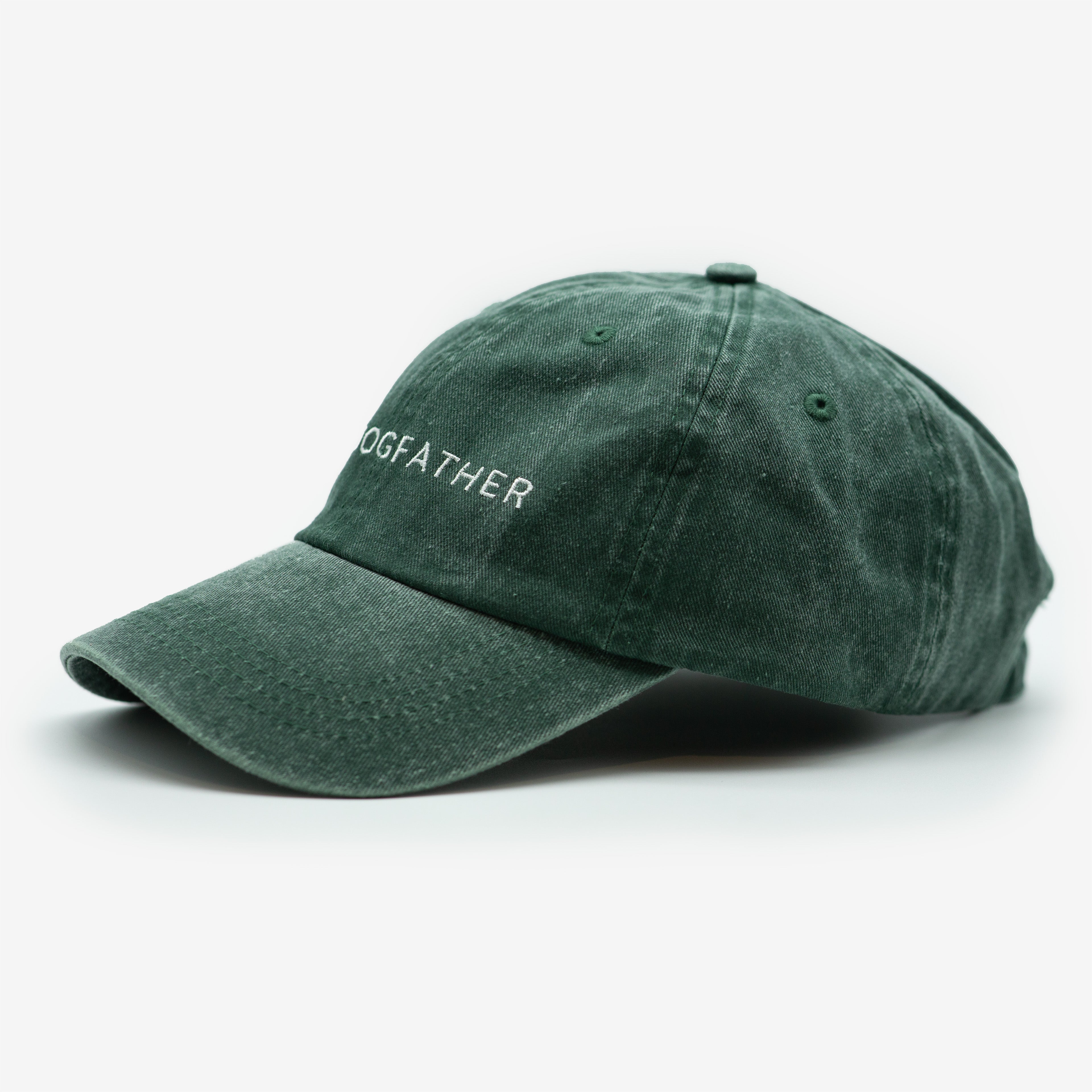 Cool Green Denim Cap - The Dogfather | Collar of Sweden
