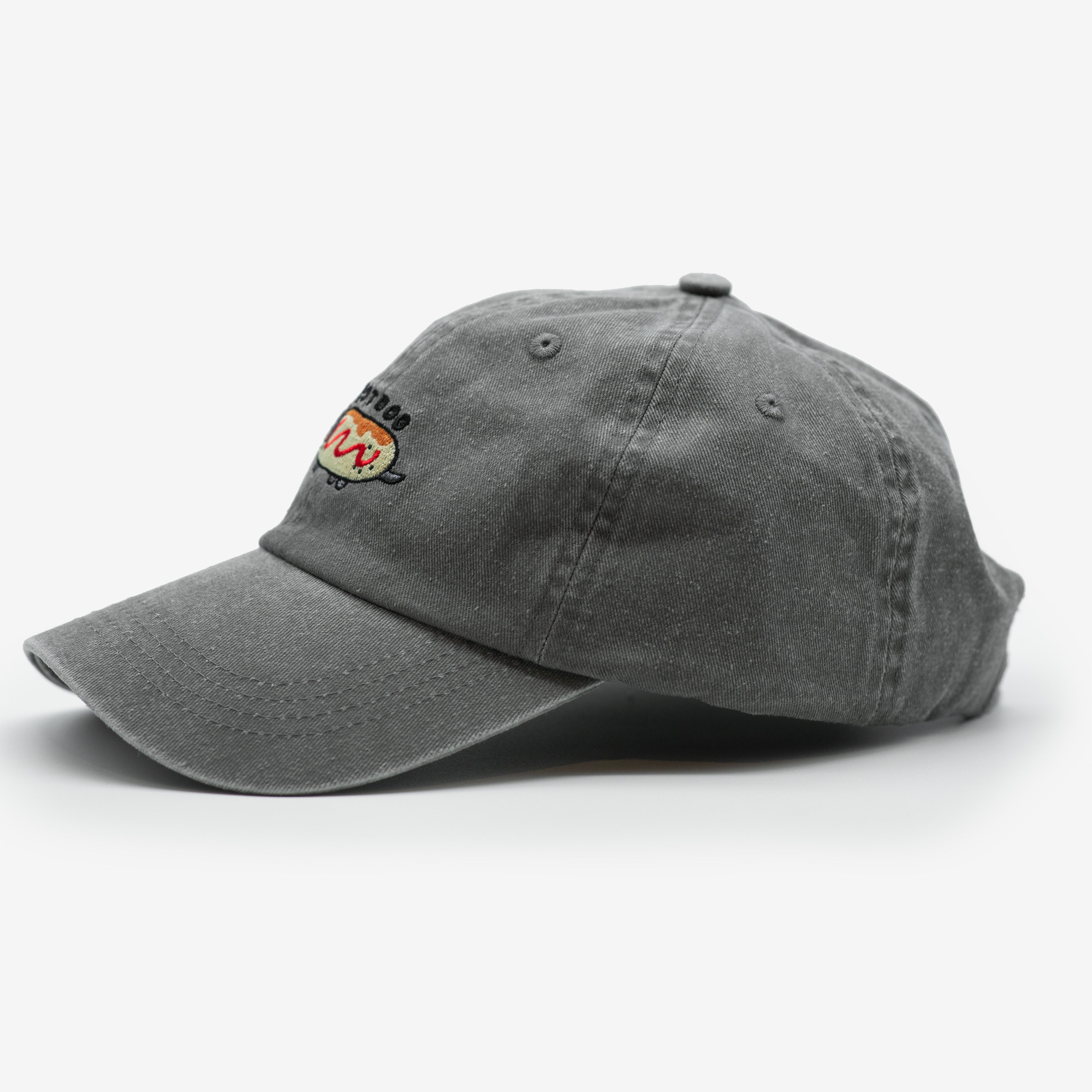 DENIMDUNGAREE alphabet felt CAP グレー Grey Denim Cap - Hot Dog | Collar of Sweden