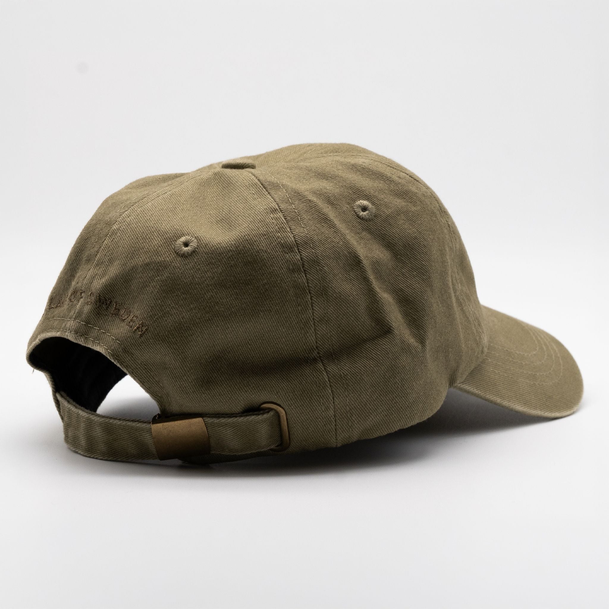 Khaki Denim Cap - Dogs. Because People Suck