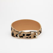 Leopard Dog Collar Wide