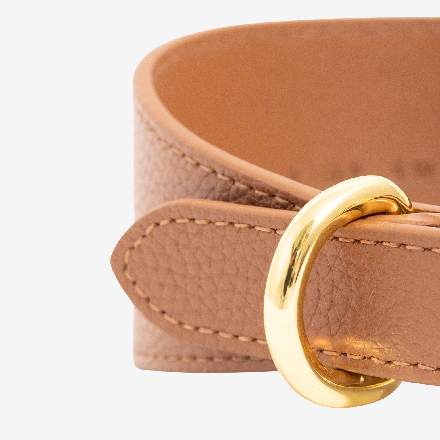 Mocha Brown Dog Collar Wide