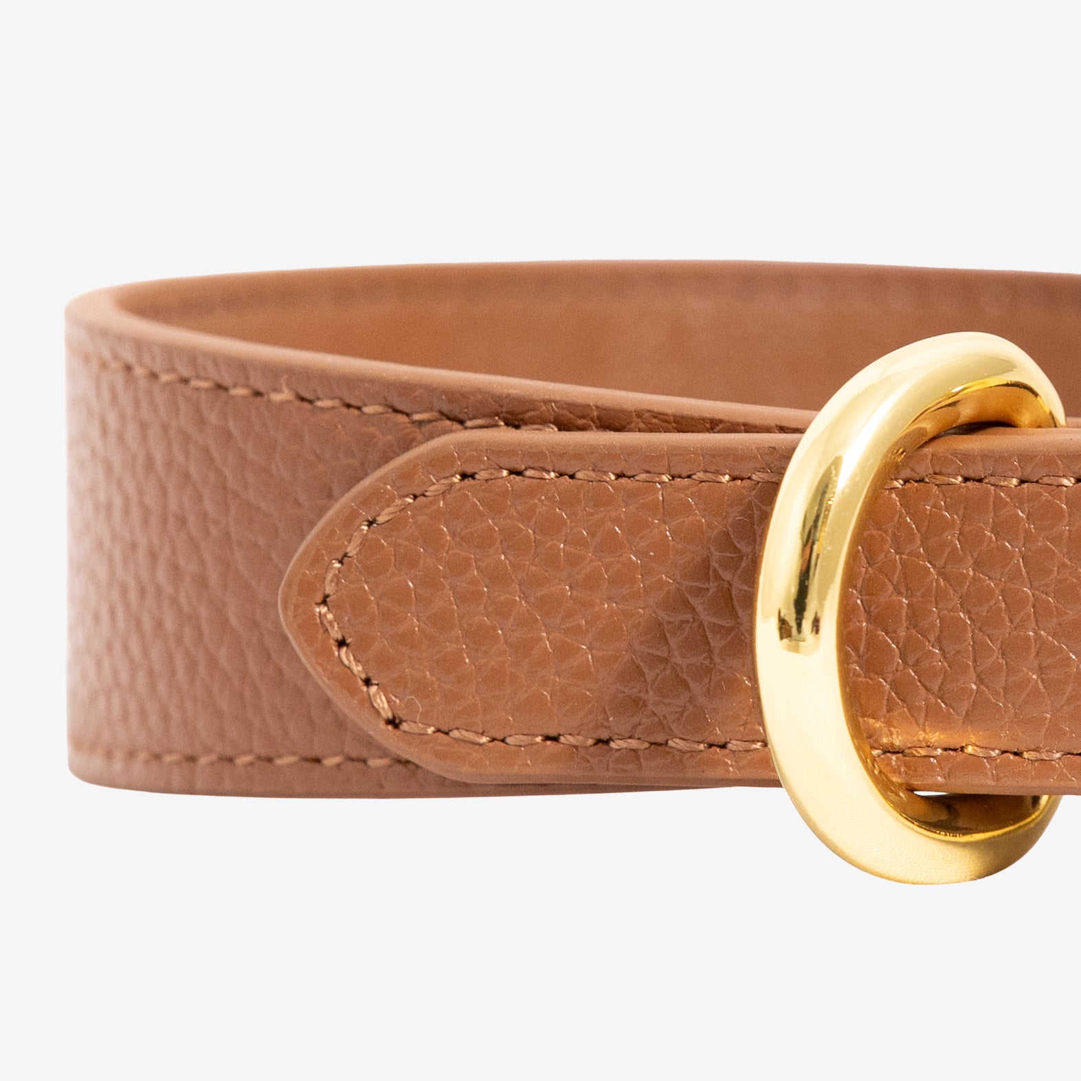 Mocha Brown Dog Collar Thin