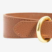 Mocha Brown Dog Collar Thin