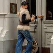 Black Wool Cap - Dogs & Wine Make Everything Fine