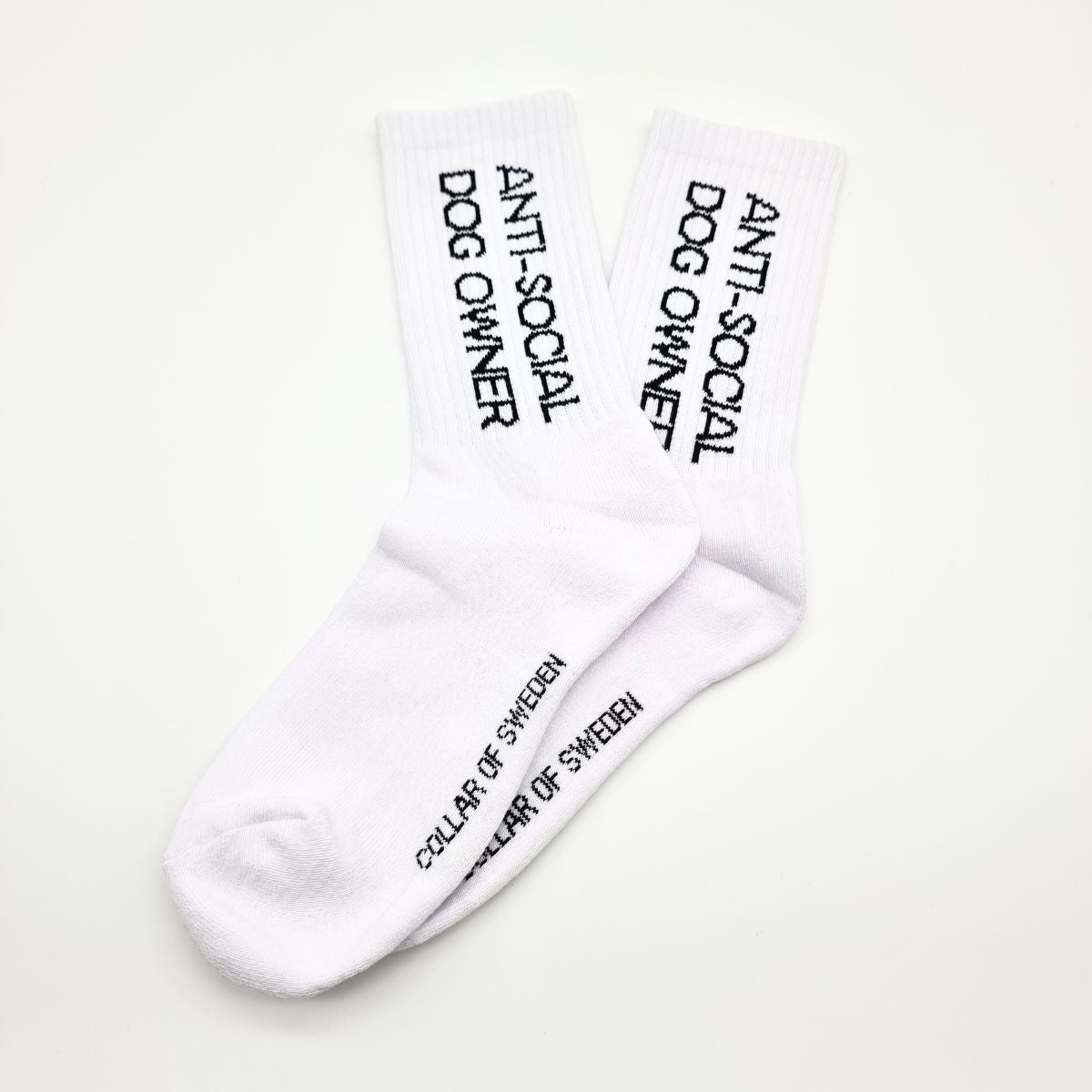 Chaussettes tubulaires blanches - Anti-Social Dog Owner