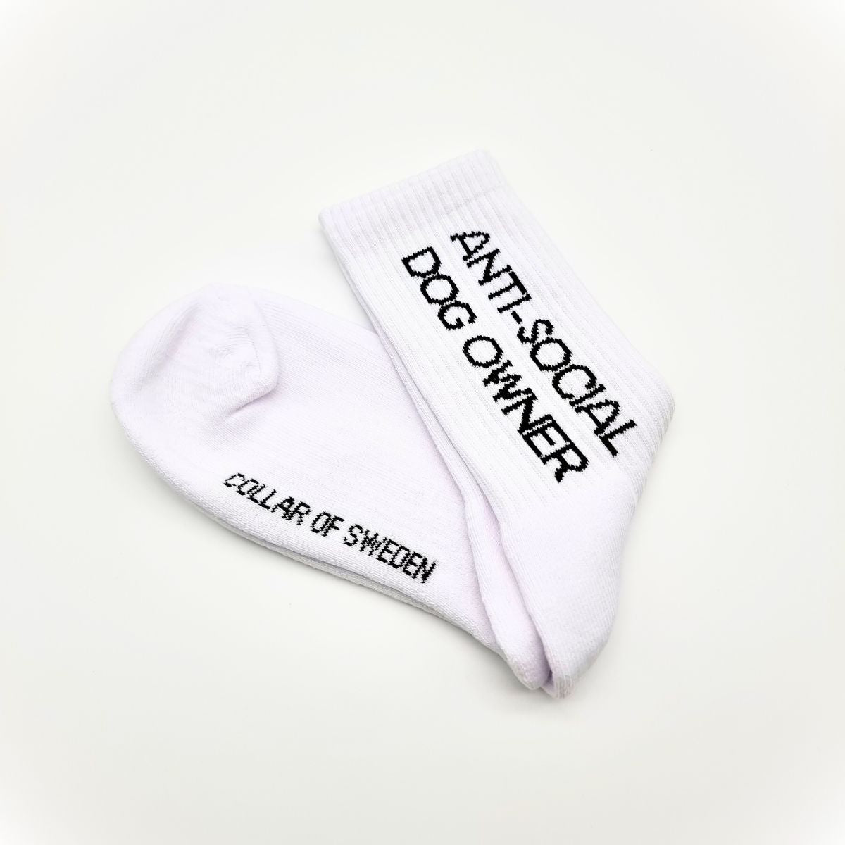 Chaussettes tubulaires blanches - Anti-Social Dog Owner