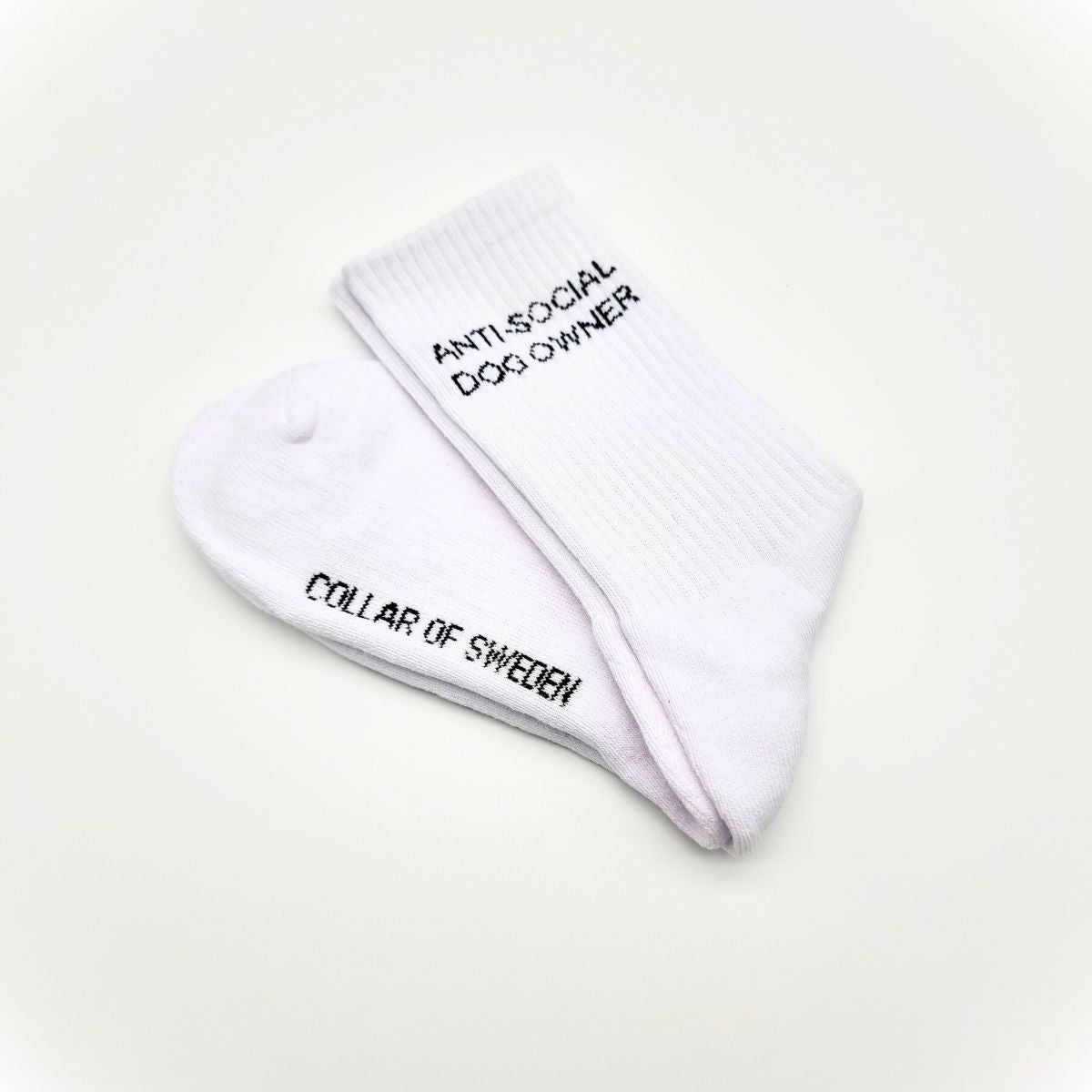 Chaussettes tubulaires blanches - Anti-Social Dog Owner