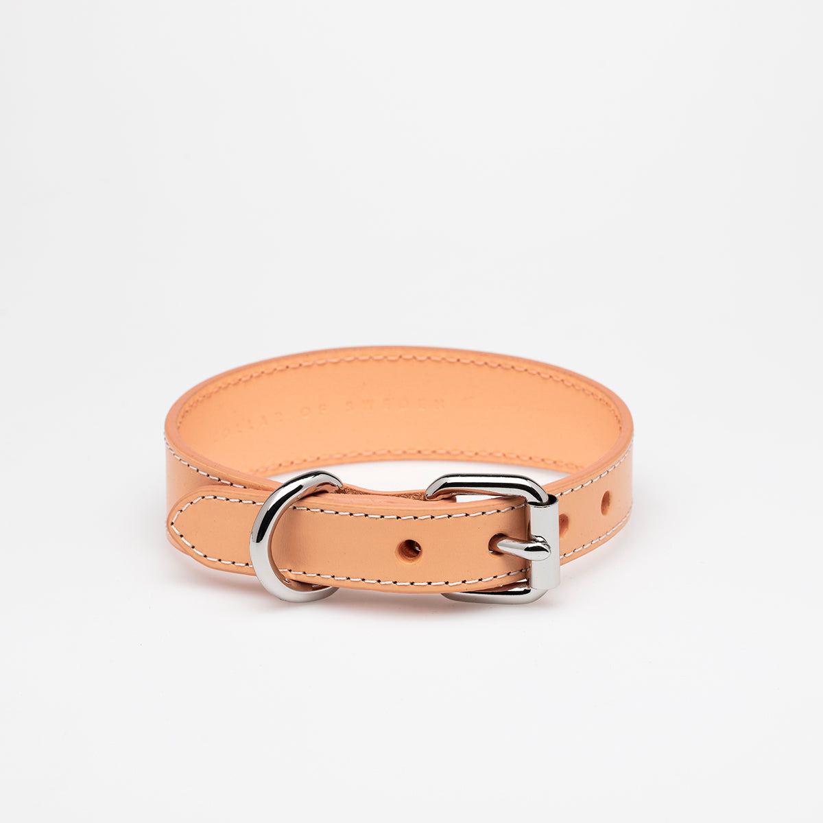 image - Apricot Leather Collar Large Thin