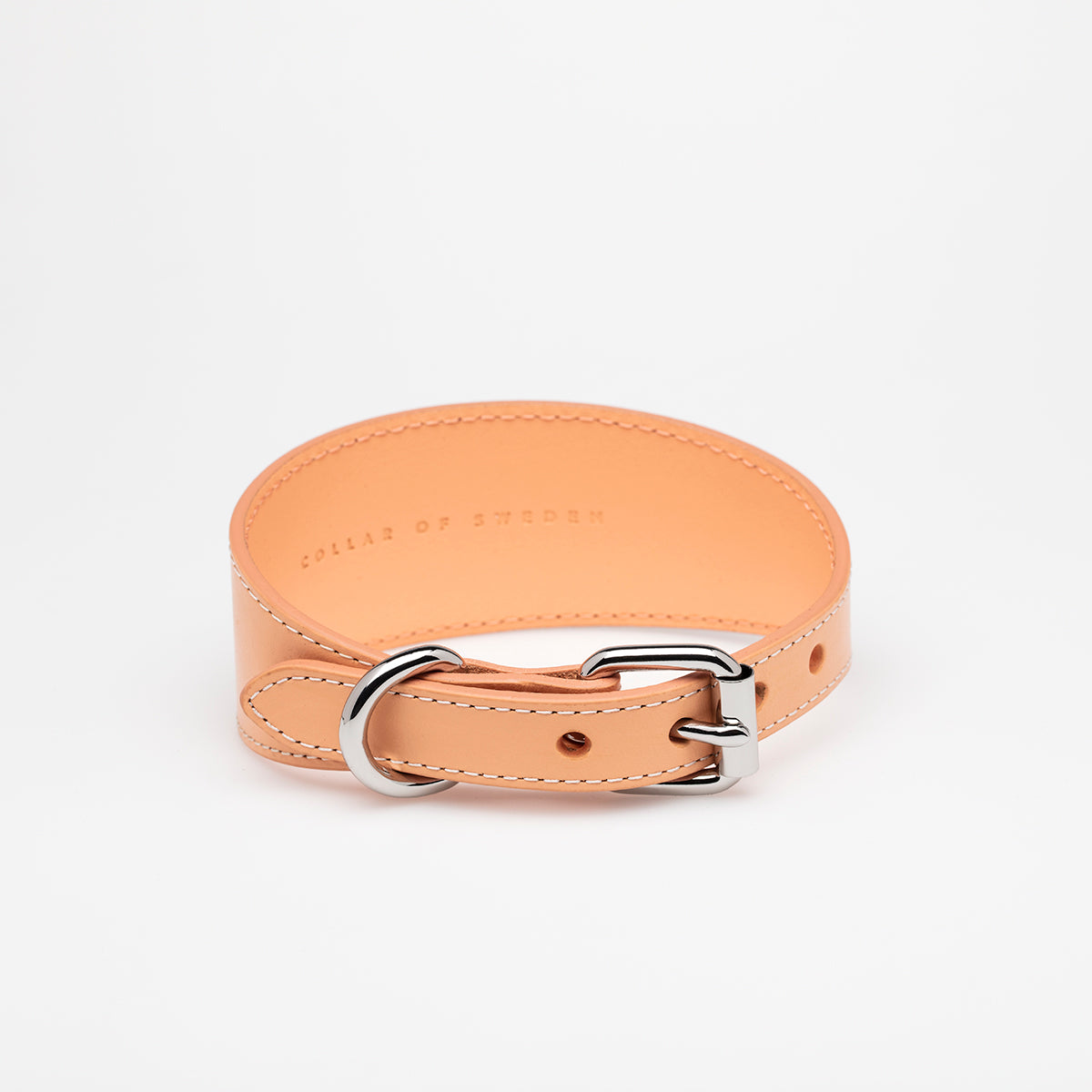 image - Apricot Leather Collar XL Wide