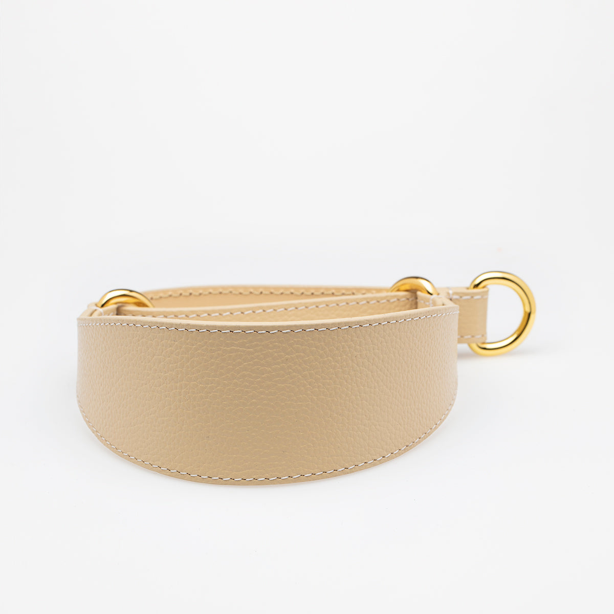 image - Beige Leather Martingale Large Wide