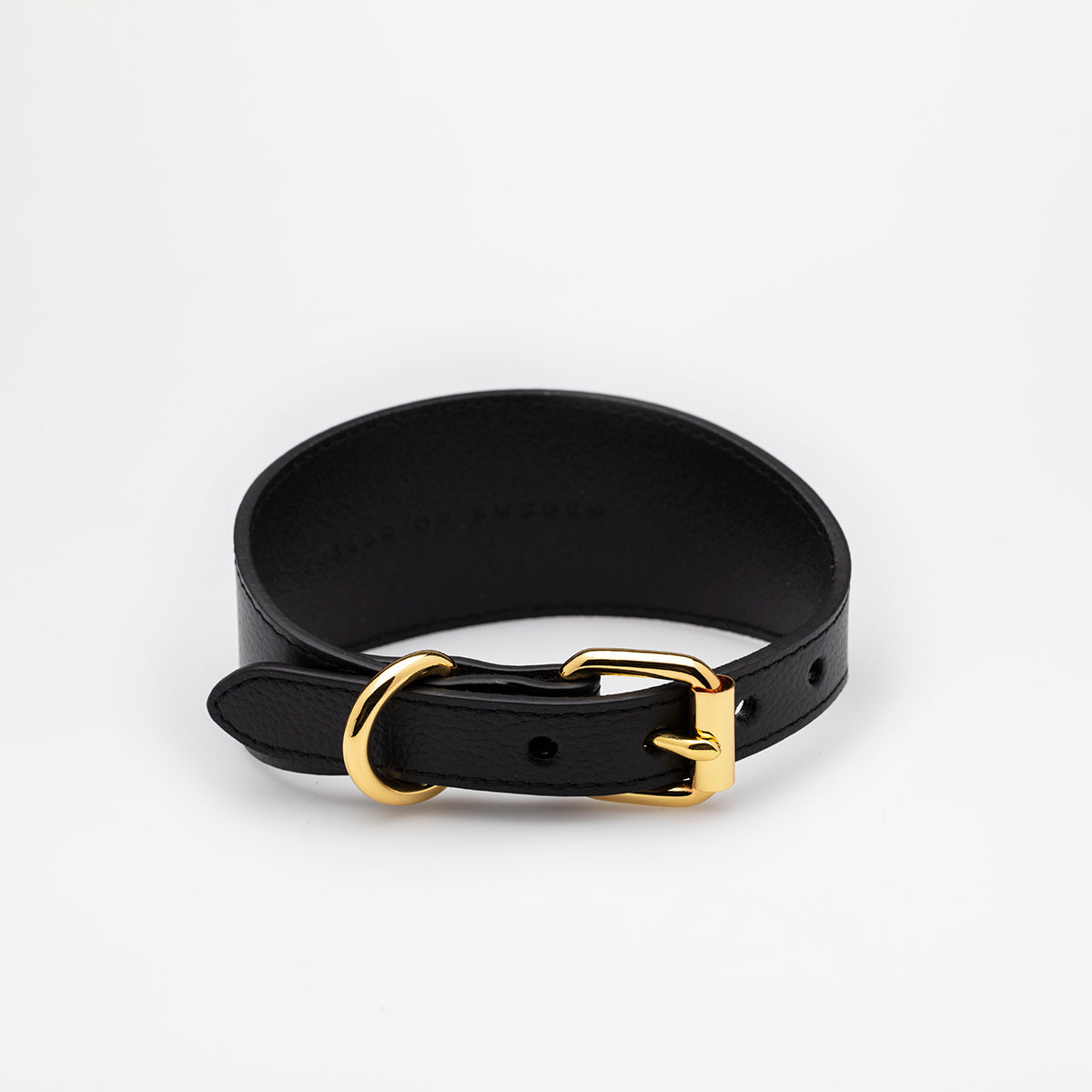 image - Black Leather Collar XL Wide