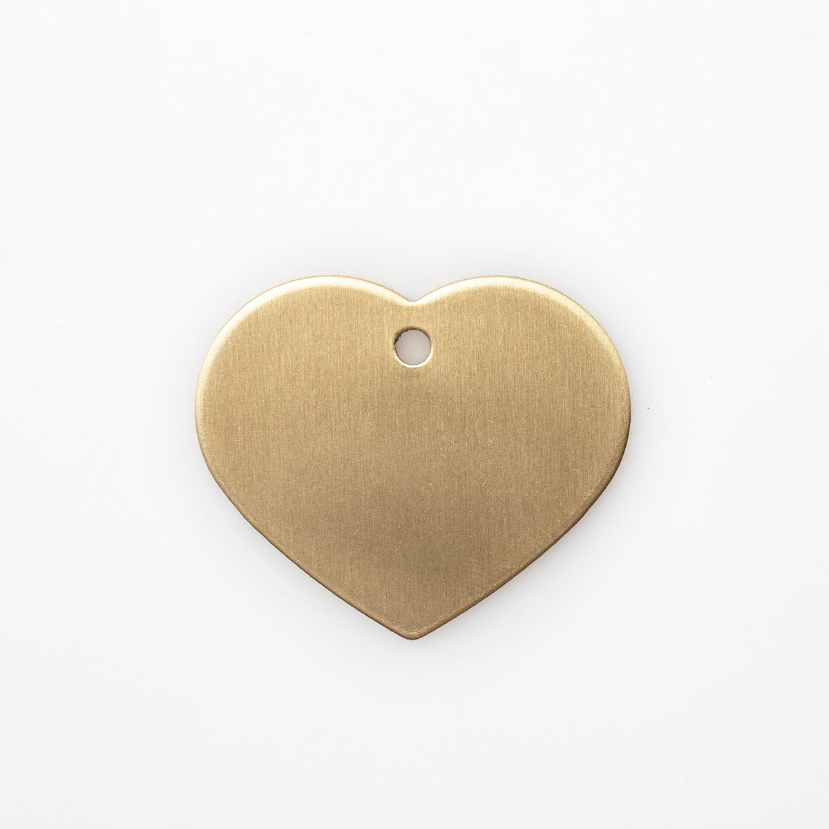 image - Brass Heart Tag Large