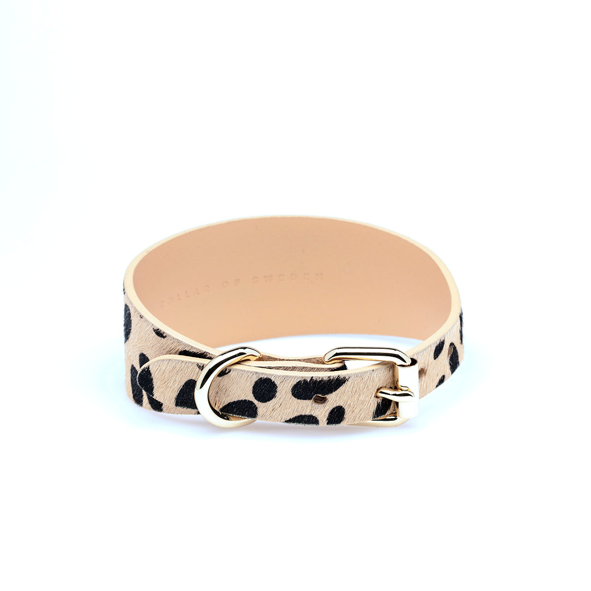 image - Leopard Leather Collar XL Wide