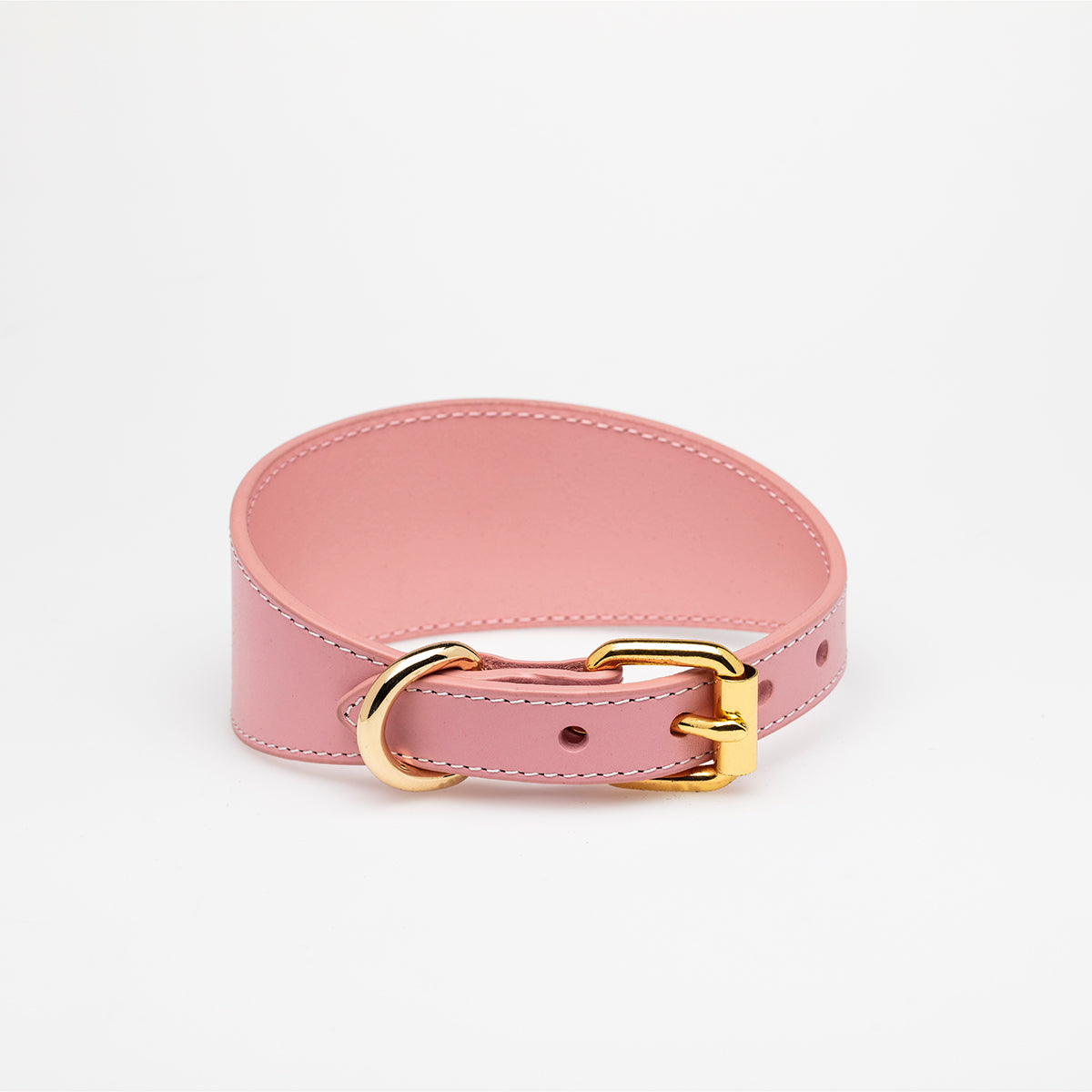 image - Pink Leather Collar XL Wide